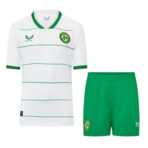 Kids Ireland 2023 Away Jersey and Short Kit