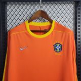 Brazil 1998/2000 Goalkeeper Retro Long Sleeve Jersey