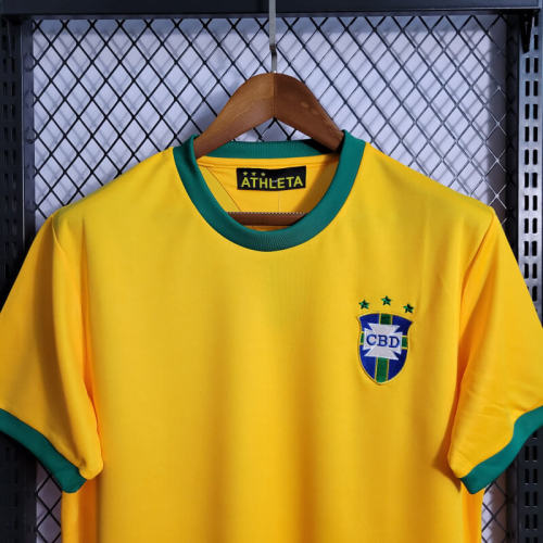 Brazil 1974 World Cup Home Retro Jersey