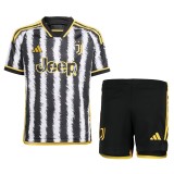 Kids Juventus 23/24 Home Jersey and Short Kit