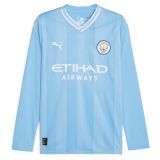 Thai Version Manchester City 23/24 Home Long Sleeve Jersey