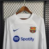 Thai Version Barcelona 23/24 Away Long Sleeve Jersey