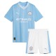 Kids Manchester City 23/24 Home Jersey and Short Kit