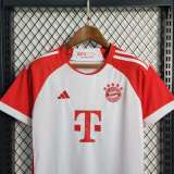 Kids Bayern Munich 23/24 Home Jersey and Short Kit