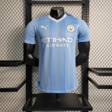 Player Version Manchester City 23/24 Home Authentic Jersey