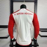 Player Version Bayern Munich 23/24 Home Long Sleeve Authentic Jersey