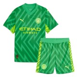 Kids Manchester City 23/24 Goalkeeper Jersey and Short Kit