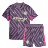 Kids Manchester City 23/24 Goalkeeper Jersey and Short Kit