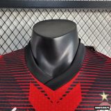 Player Version AC Milan 23/24 Home Long Sleeve Authentic Jersey