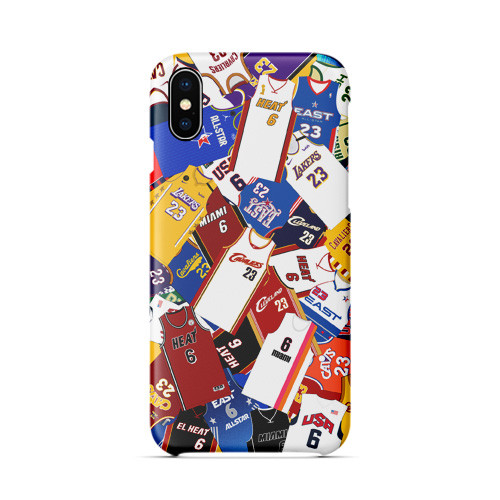 LeBron James Career Jersey Phone Case