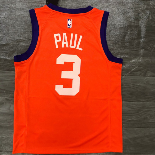 Men's Chris Paul Orange Finished Swingman Player Jersey - Statement Edition