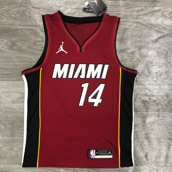 Men's Tyler Herro Red 2020-21 Swingman Player Jersey - Statement Edition