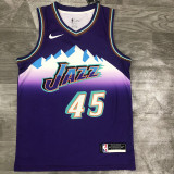 Donovan Mitchell Men's Purple Classics Throwback Jersey - Retro Classic Edition