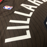 Men's Damian Lillard Brown 2020-21 Player Swingman Jersey - City Edition