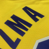 Men's Kyle Kuzma Yellow Team Jersey - 75th Anniversary Edition