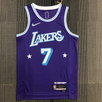 Men's Carmelo Anthony Purple Team Jersey - 75th Anniversary City Edition