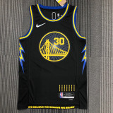 Men's Stephen Curry Black Team Jersey - 75th Anniversary City Edition