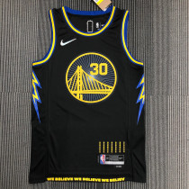 Men's Stephen Curry Black Team Jersey - 75th Anniversary City Edition