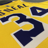 Men's Shaquille O'Neal Yellow Team Jersey - 75th Anniversary Edition