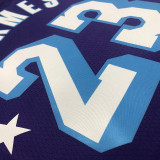 Men's LeBron James Purple Team Jersey - 75th Anniversary City Edition
