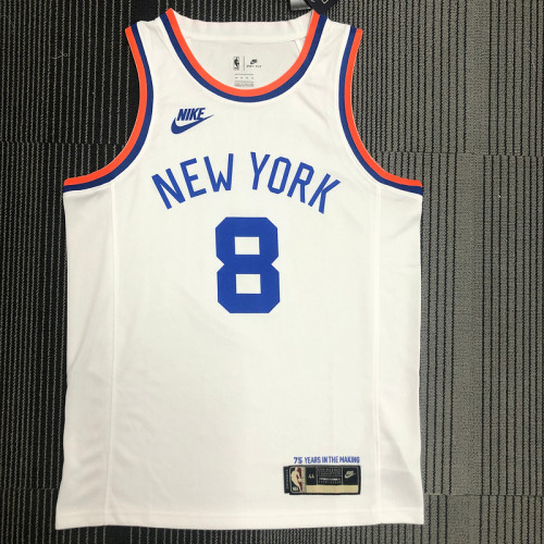 Kemba Walker Men's White 2021-22 75th Anniversary Jersey - Classic Edition