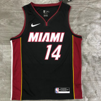 Men's Tyler Herro 2020-21 Black Swingman Player Jersey - Icon Edition