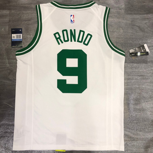 Rajon Rondo White Men's Player Jersey-Association Edition
