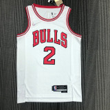 Men's Lonzo Ball White Team Jersey - 75th Anniversary Edition