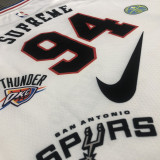 Men's Co-branded White Swingman Player Jersey - Limited Edition