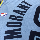 Men's Ja Morant Light Blue 2020-21 Swingman Player Jersey - Statement Edition