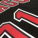 Dennis Rodman Men's Black Swingman Team Jersey - Statement Edition
