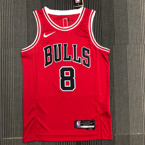 Men's Zach LaVine Red Team Jersey - 75th Anniversary Edition