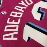 Bam Adebayo Men's Pink Player Jersey - Classic Edition