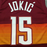 Men's Nikola Jokic Red 2020-21 Swingman Player Jersey – City Edition
