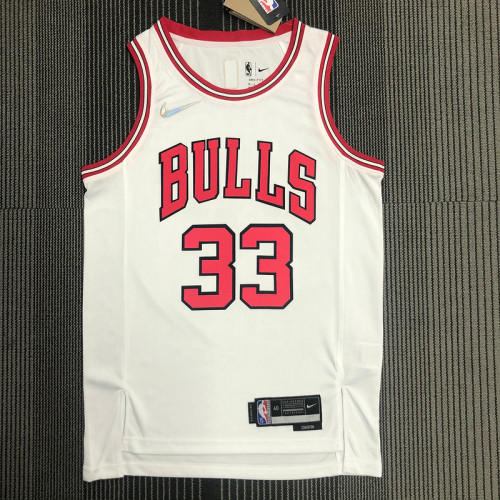 Men's Scottie Pippen White Team Jersey - 75th Anniversary Edition