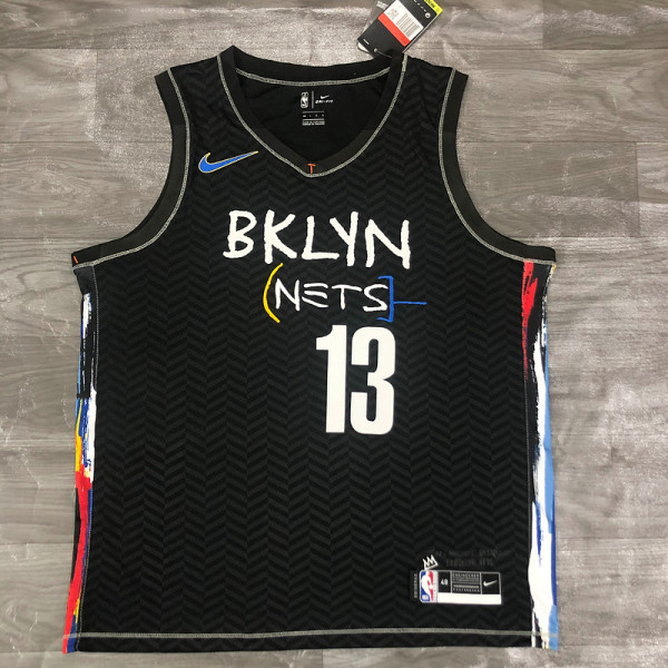 Men's James Harden 2020-21 Black Swingman Player Jersey – City Edition