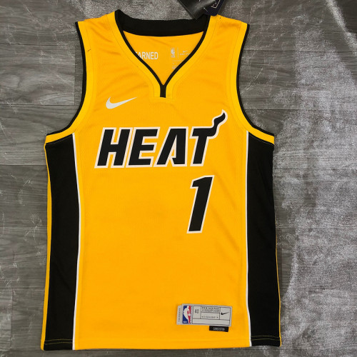 Men's Chris Bosh Gold 2020-21 Swingman Player Jersey - Earned Edition