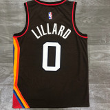 Men's Damian Lillard Brown 2020-21 Player Swingman Jersey - City Edition