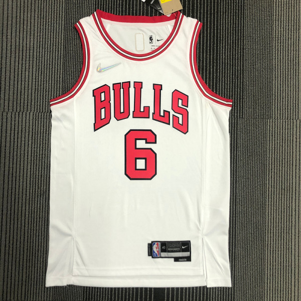 Men's Alex Caruso White Team Jersey - 75th Anniversary Edition