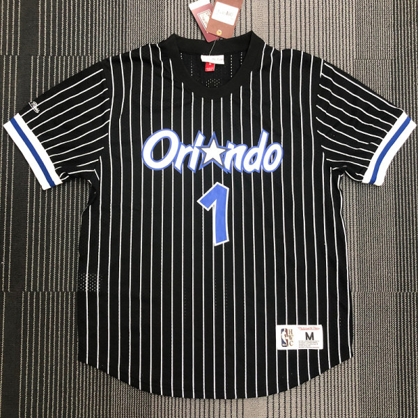Tracy McGrady Men's Black Player Jersey - Throwback Edition