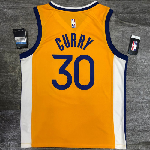 Stephen Curry Men's Yellow Player Jersey - Statement Edition
