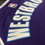 Men's Russell Westbrook Purple Team Jersey - 75th Anniversary City Edition
