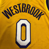 Russell Westbrook Men's Yellow Swingman Team Jersey - Retro Classic Edition