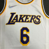 Men's LeBron James White Team Jersey - 75th Anniversary Edition
