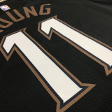 Men's Trae Young Black 2020-21 Swingman Player Jersey - City Edition