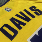 Men's Anthony Davis Yellow Team Jersey - 75th Anniversary Edition