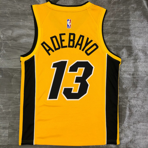 Men's Bam Adebayo Gold 2020-21 Swingman Player Jersey - Earned Edition