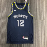 Men's Ja Morant Black Team Jersey - 75th Anniversary City Edition