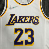 Men's LeBron James White Team Jersey - 75th Anniversary Edition