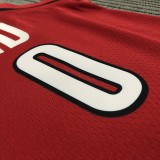 Men's Damian Lillard Red Team Jersey - Statement Edition